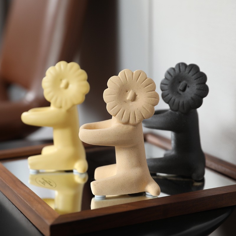 Art Craft Lion - Nordic Morandi Color Animal Lion Abstract