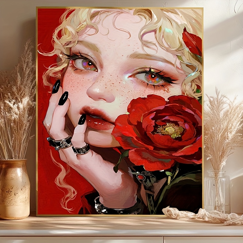 Art Craft Letter A - Paint By Numbers Kit for Adults
