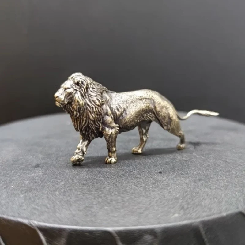 Art Craft Lion - Mini Solid Brass Lion Sculpture Craft