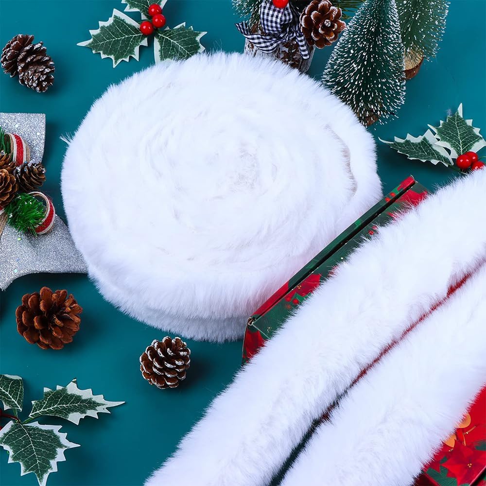 Art And Craft For Xmas - Faux Fur Ribbon Mink Woolen Strips