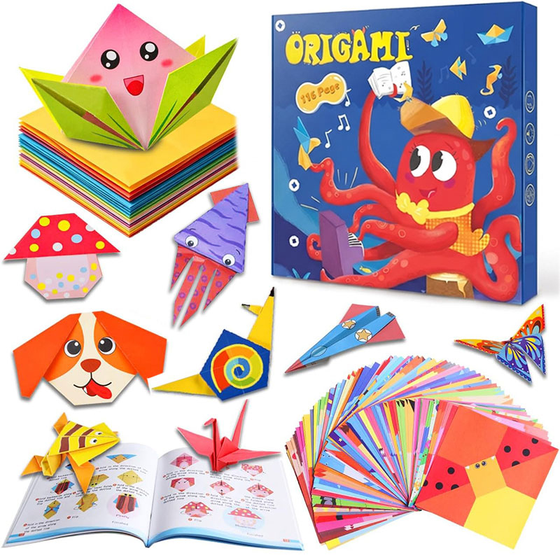Art Craft With Paper - Origami Paper Craft Kits Guiding Book