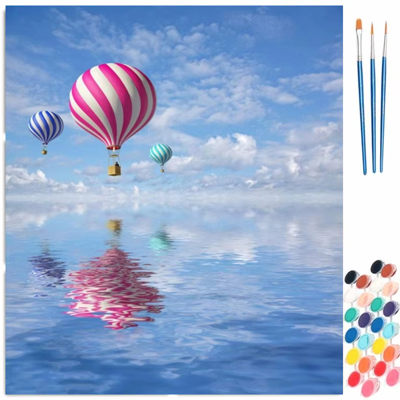 Art Craft Letter A - Paint By Number Canvas Painting Kits