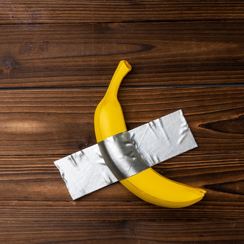 Art Craft Room Ideas - Creative Adhesive Banana Hanger Wall Decor