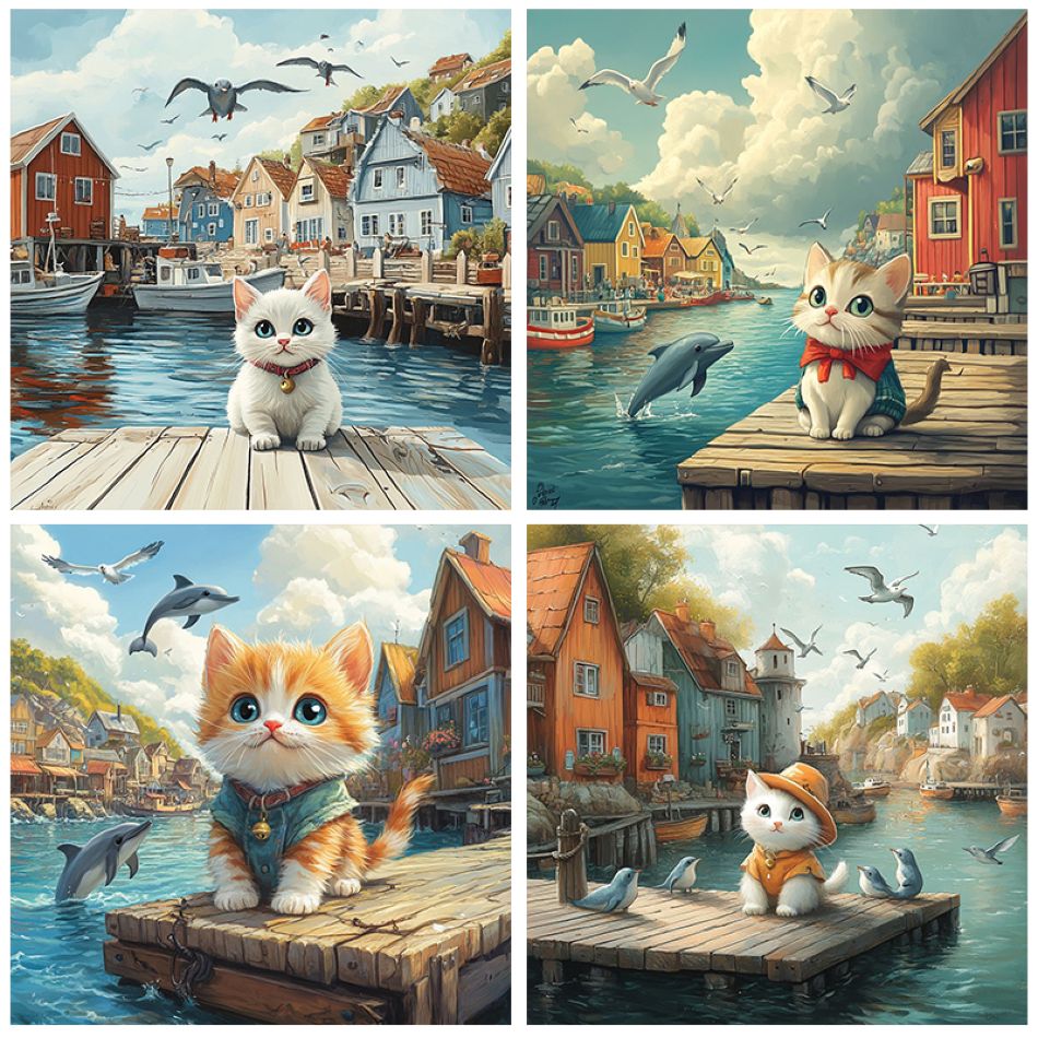 Art Craft Room Ideas - CHENISTORY Cat Diamond Painting Kit Home