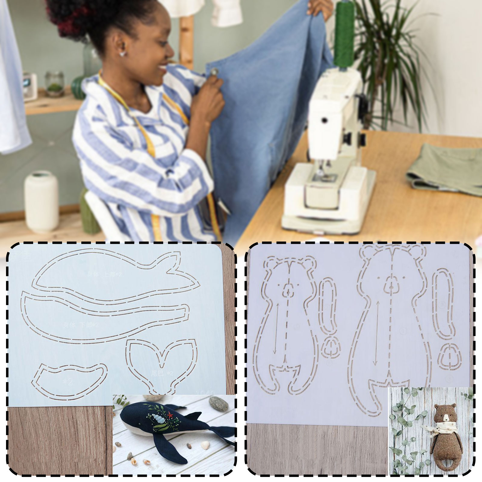 Plasitc Quilting Template Sten - Art Craft Template ulasan dan harga