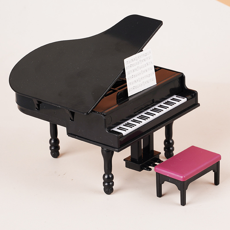 1:12 Dollhouse Miniature Piano - Art Craft House ulasan dan harga