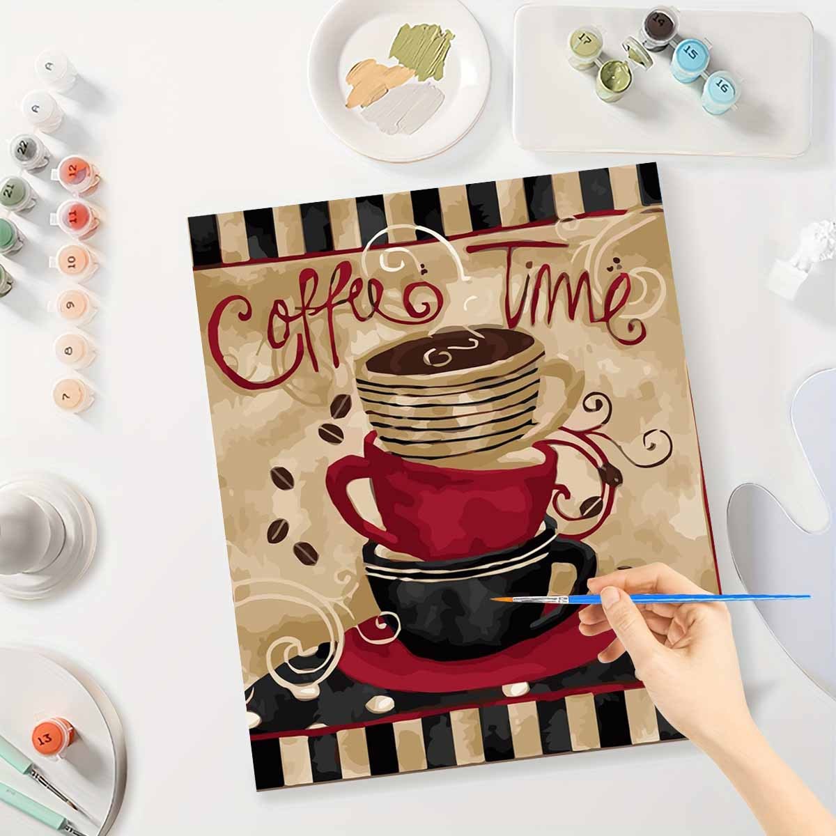 Paint By Numbers Kit for Adult - Art Craft Letter A ulasan dan harga