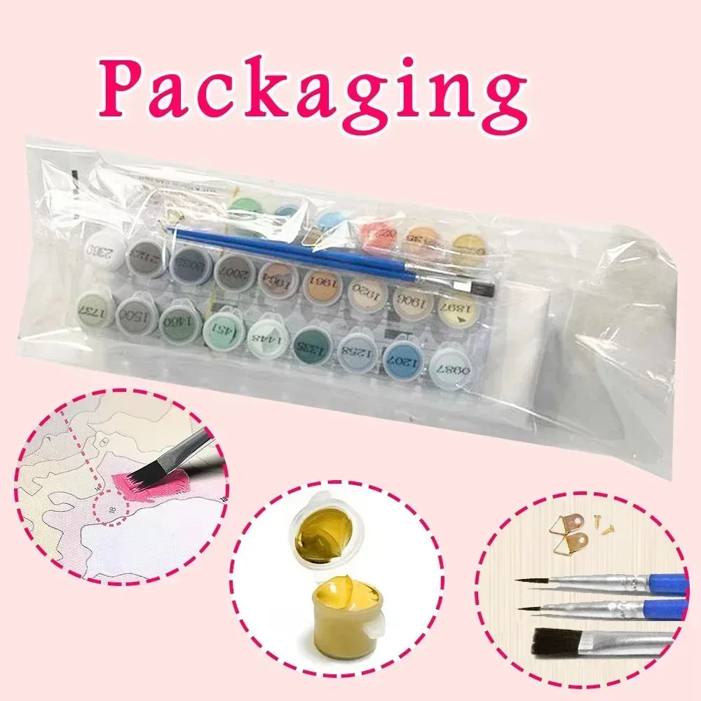 Paint By Numbers Kit for Adult - Art Craft Letter A ulasan dan harga