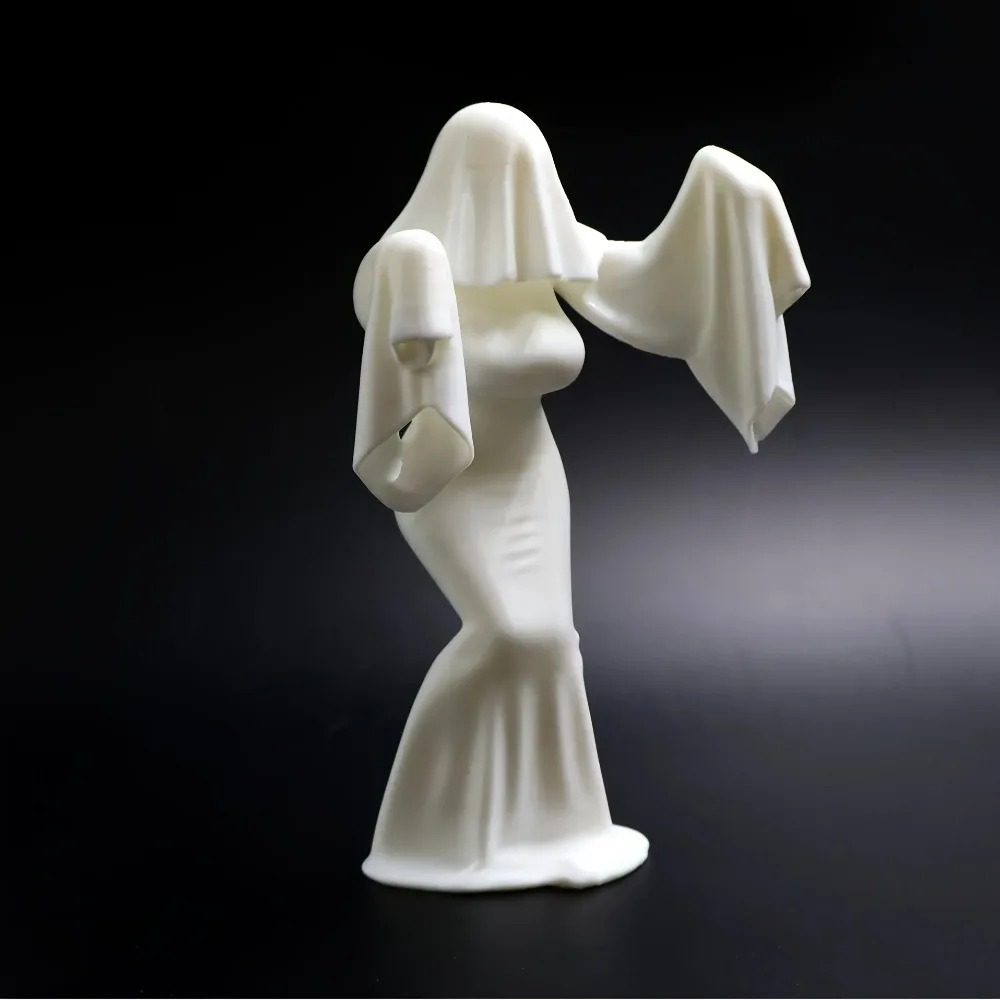 3D Printed Female Ghost Figuri - Unique Art Craft ulasan dan harga