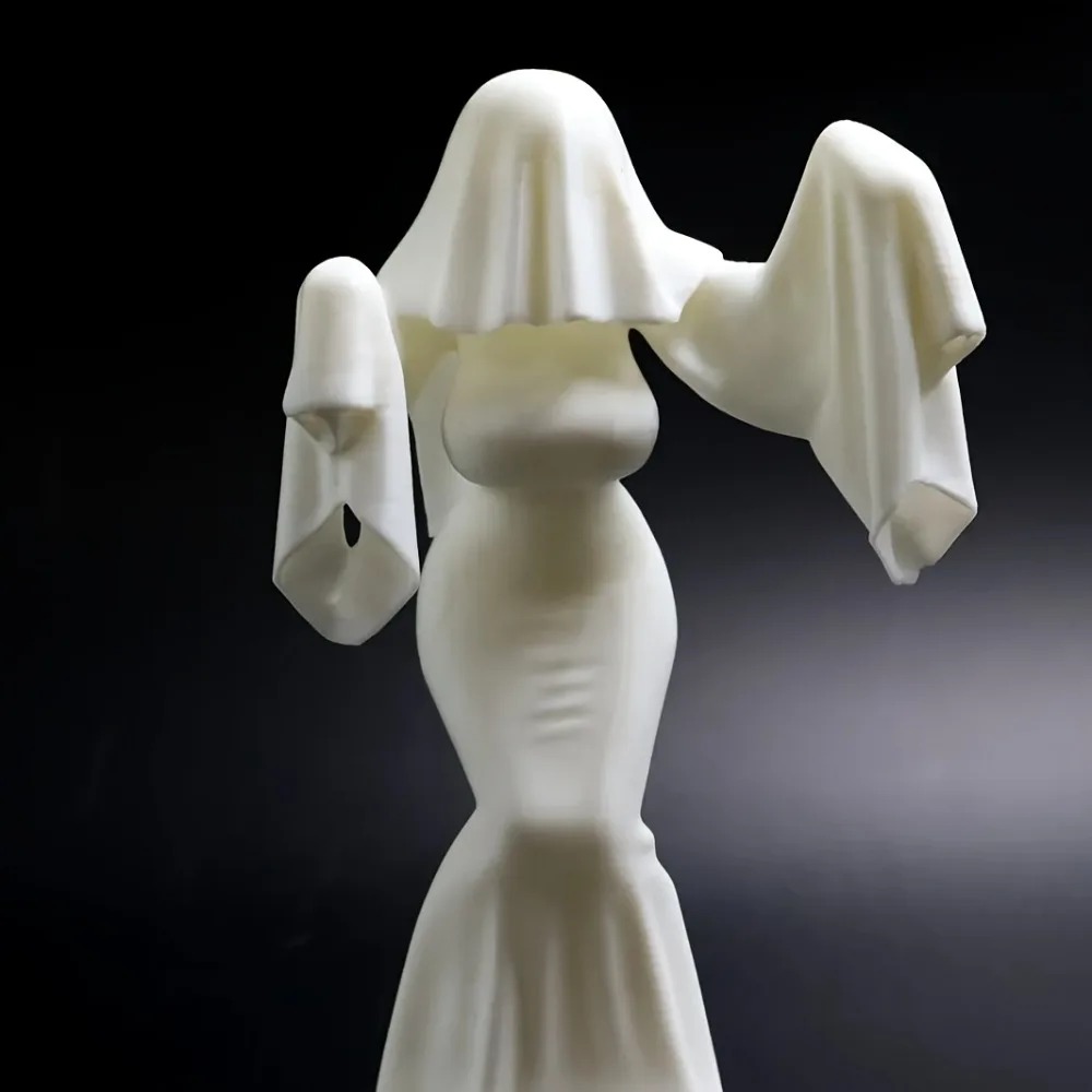 3D Printed Female Ghost Figuri - Unique Art Craft ulasan dan harga