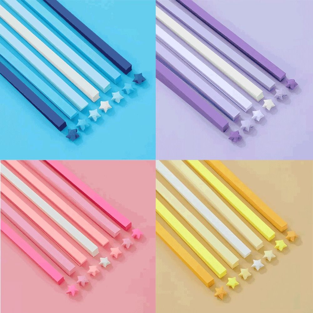 540 Sheets Origami Paper Stars - Art Craft Show ulasan dan harga