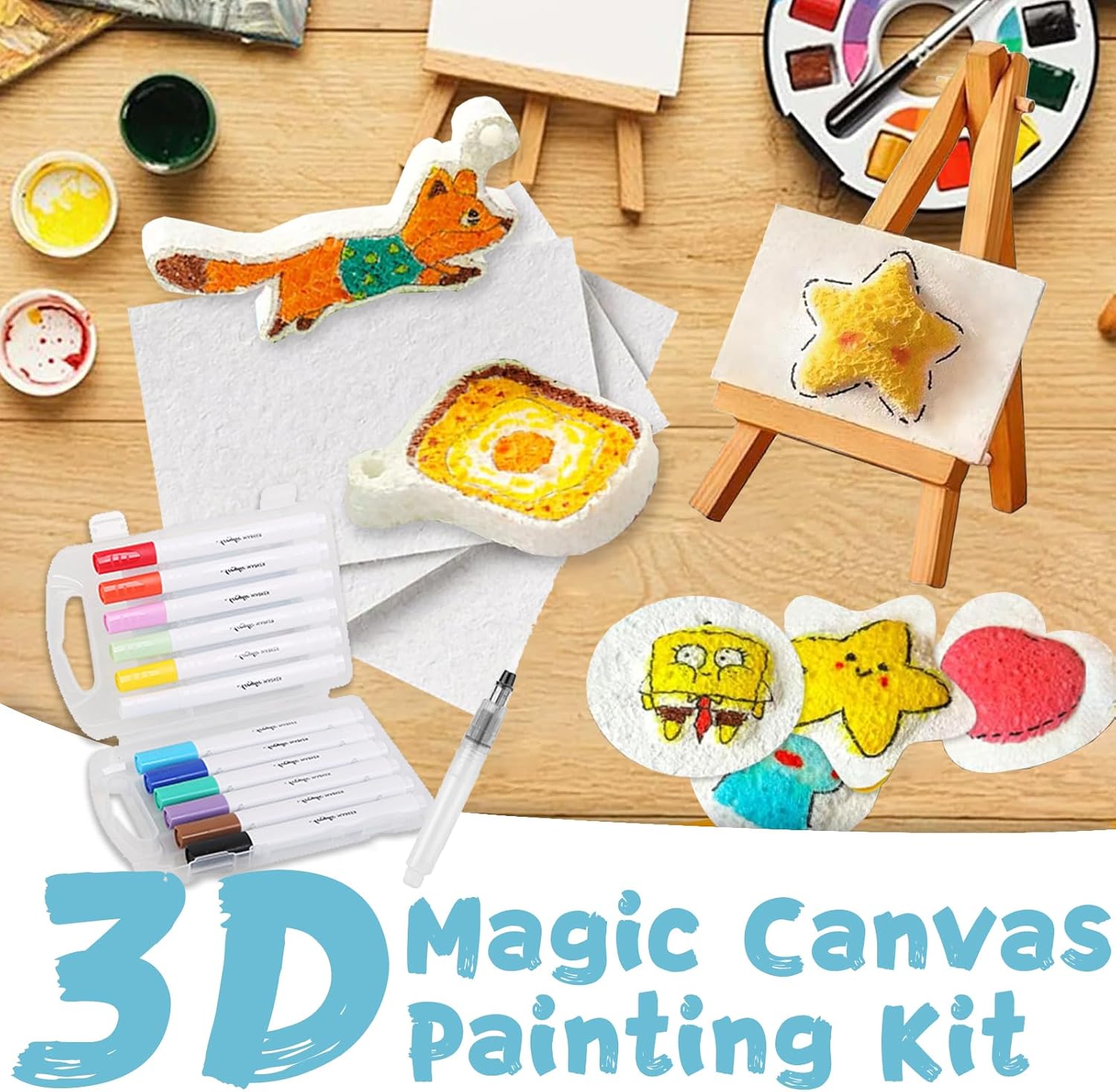 3D Puffy Foam Texture Painting - Art Craft With Paper ulasan dan harga