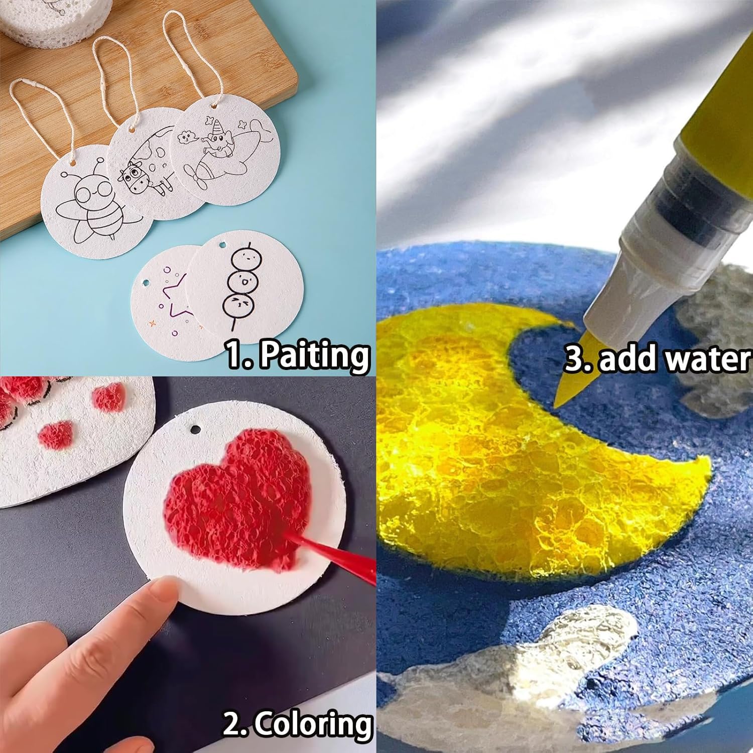 3D Puffy Foam Texture Painting - Art Craft With Paper ulasan dan harga