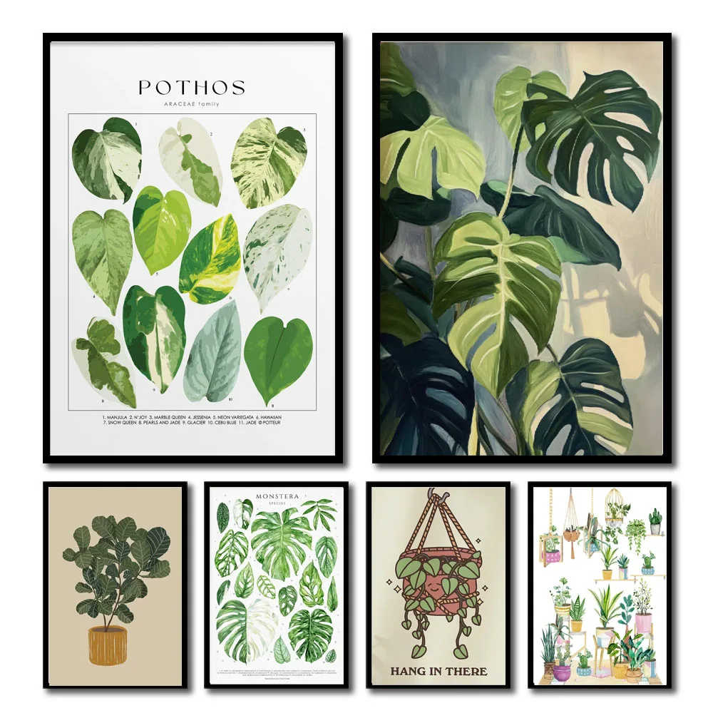 1pc Modern Houseplants Leaves  - Art Craft House ulasan dan harga