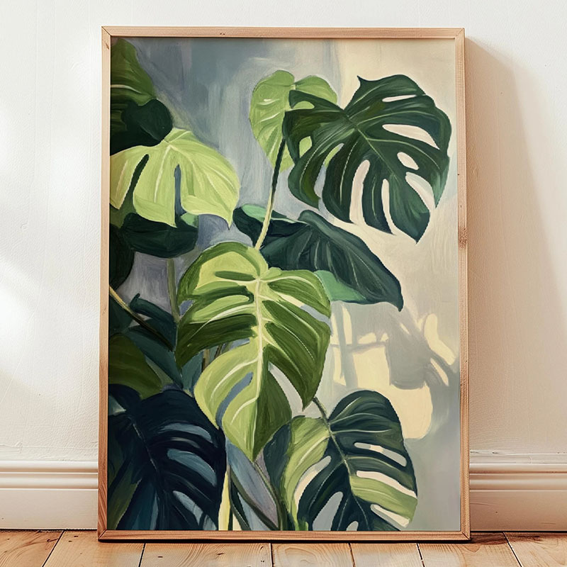 1pc Modern Houseplants Leaves  - Art Craft House ulasan dan harga
