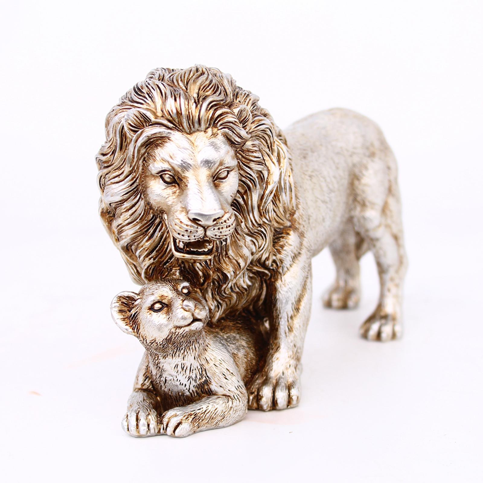 Lion Statue Home Decoration Ar - Art Craft Lion ulasan dan harga