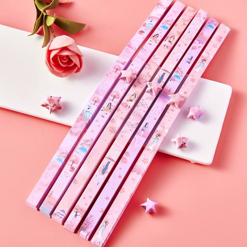 540 Sheets Lucky Star Origami  - Art Craft Show ulasan dan harga