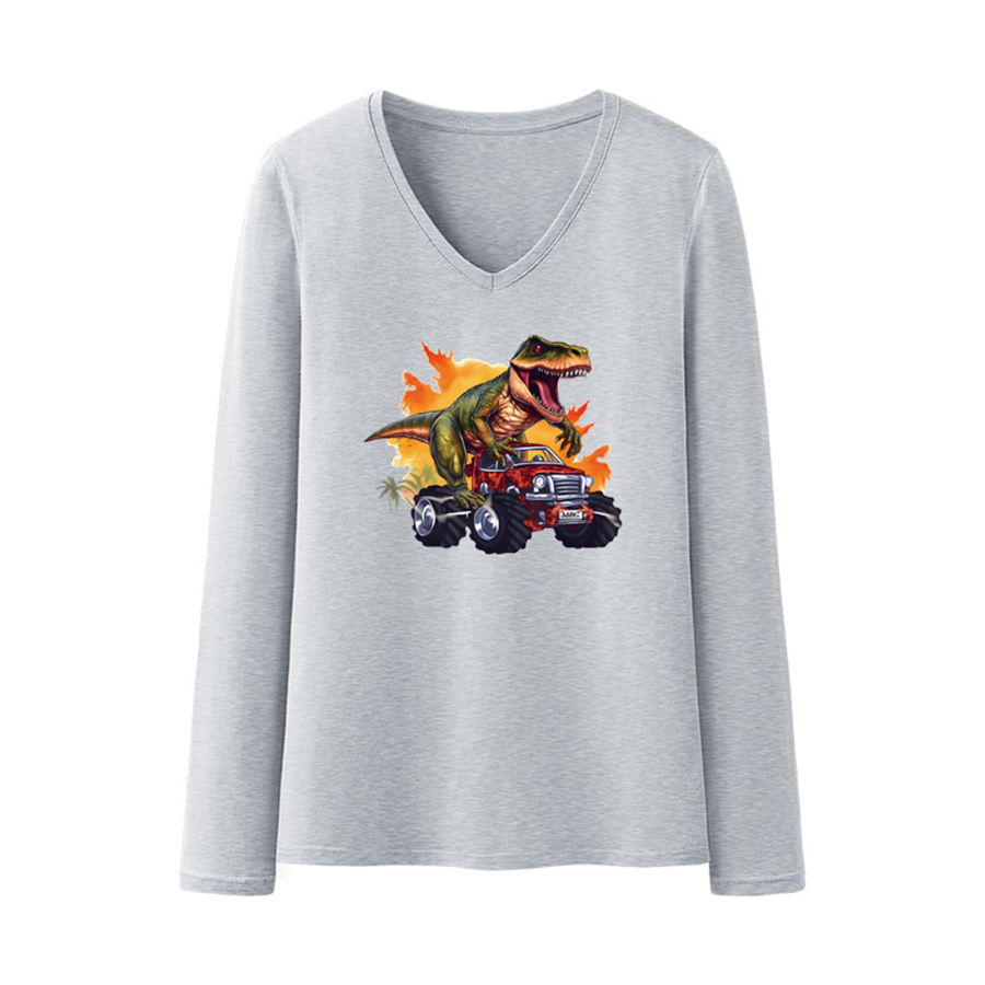 Big Truck Dinosaur Iron On Pat - Art Craft Show ulasan dan harga
