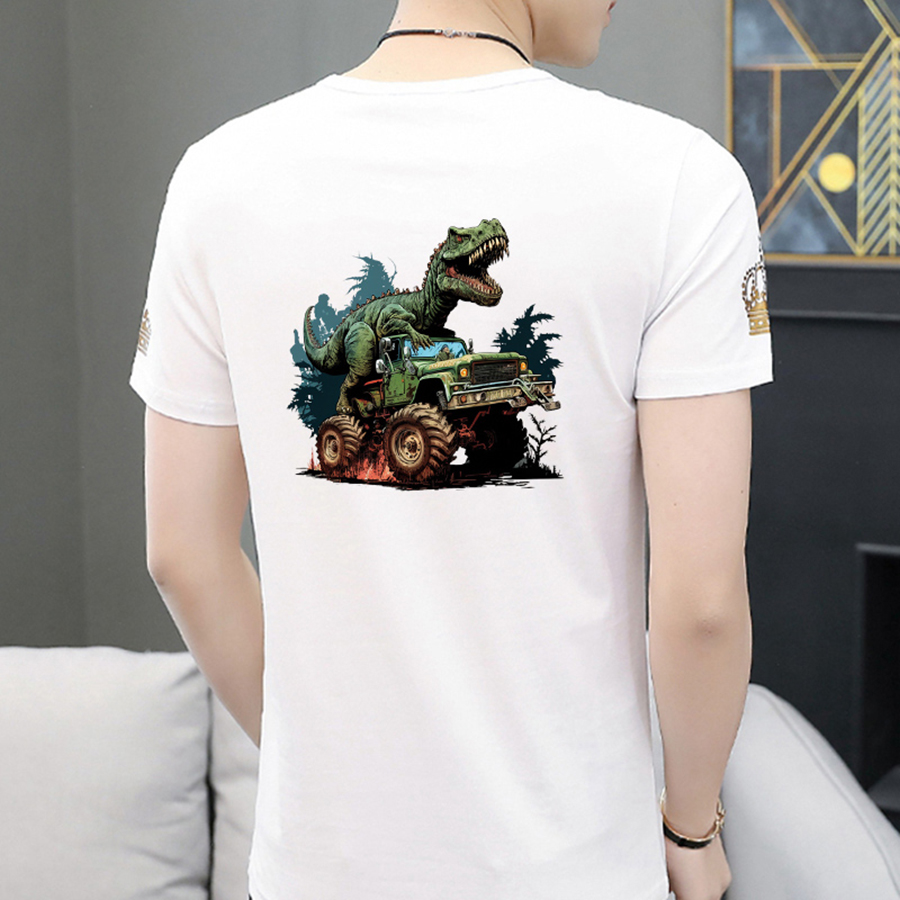 Big Truck Dinosaur Iron On Pat - Art Craft Show ulasan dan harga