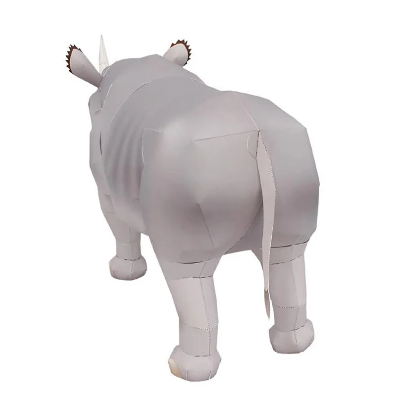 Rhinoceros Hook-lipped Handmad - Art Craft Cardboard ulasan dan harga