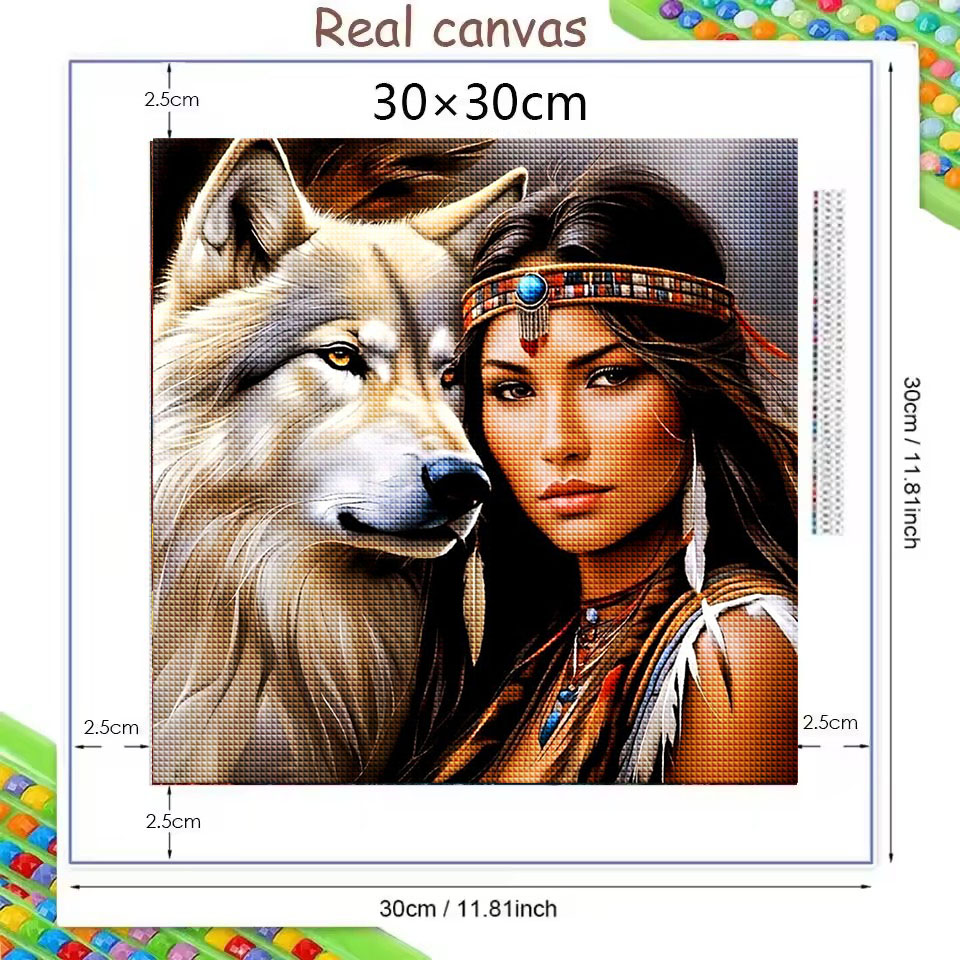 5D DIY Diamond Painting: Woman - Art Craft Lion ulasan dan harga