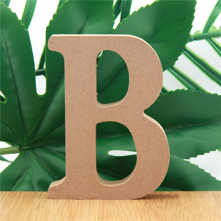 1pc 10cm Wood Color Wooden Let - Art Craft Letter A ulasan dan harga