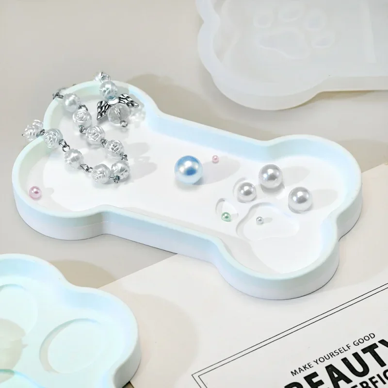 Diy Dog Bone-shaped Tray Gypsu - Art Craft Show ulasan dan harga