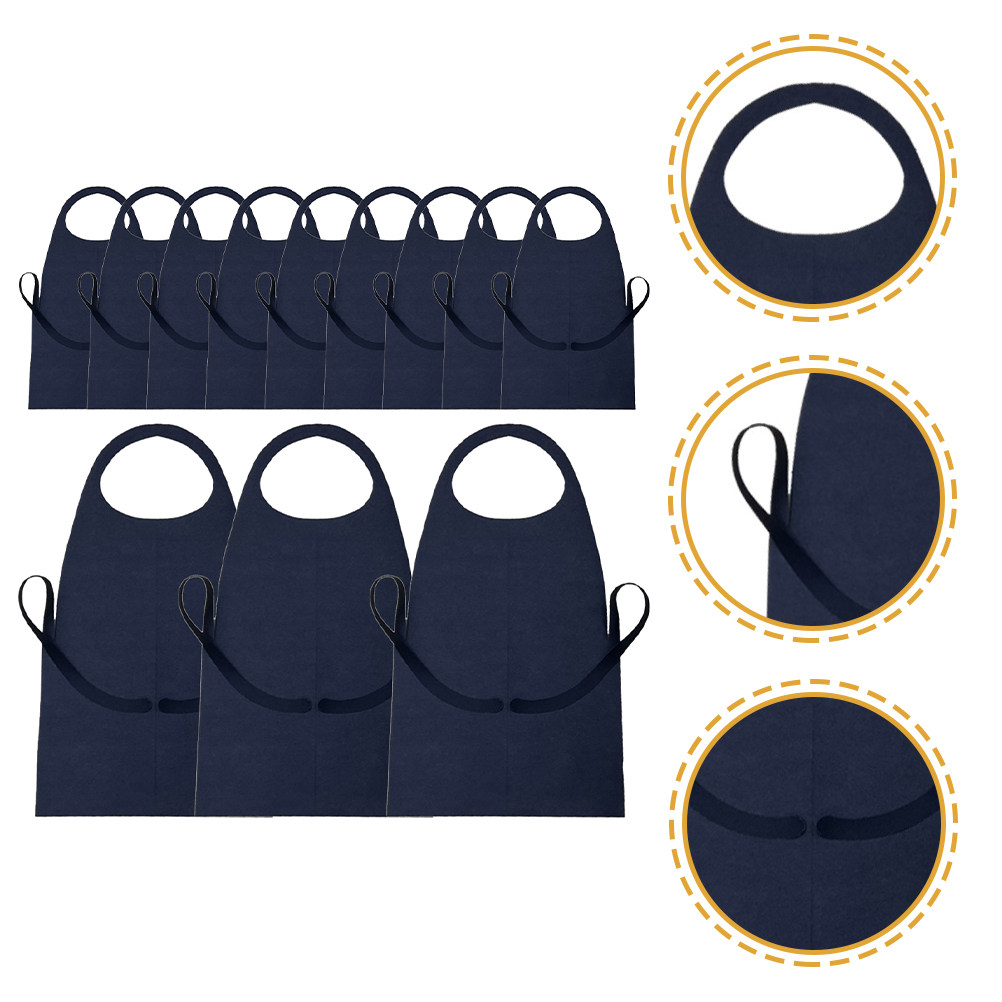 12Pcs Disposable Aprons Heavy- - Art Craft Adult ulasan dan harga