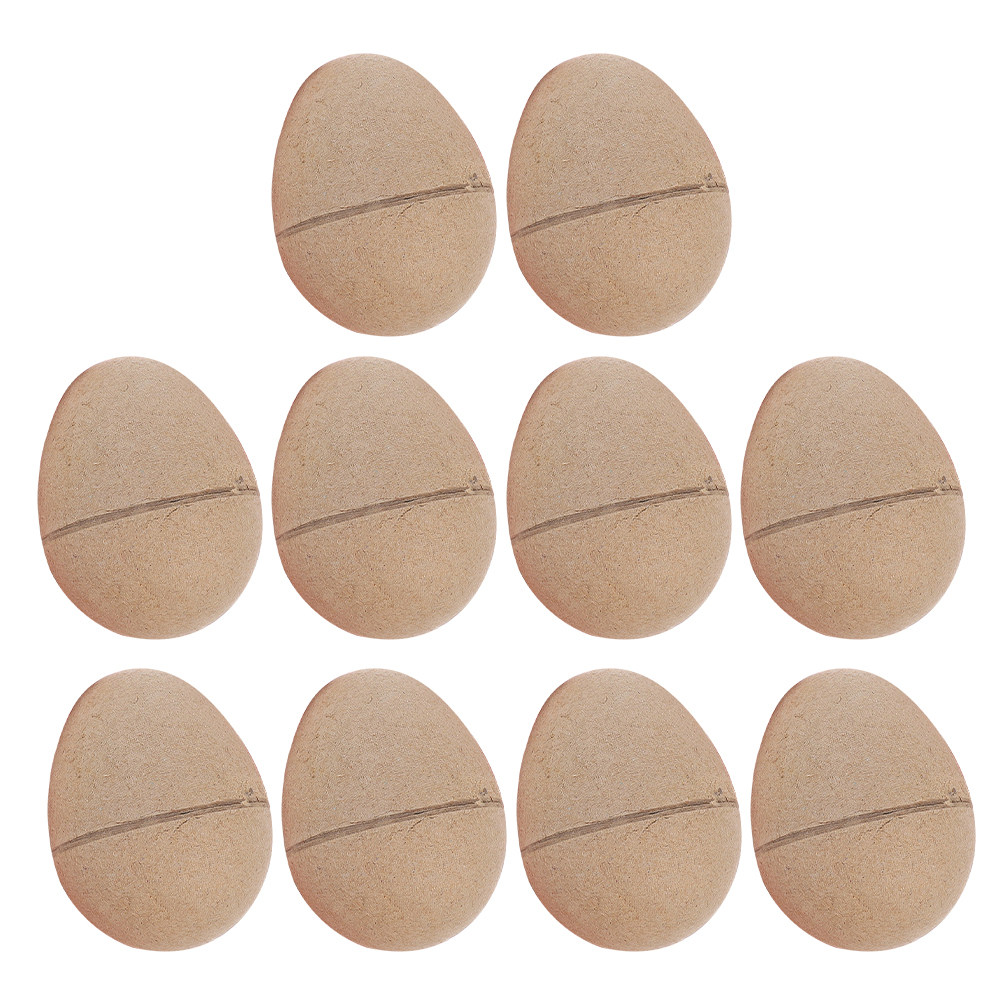 10Pcs Craft Paper Eggs DIY Bla - Art Craft With Paper ulasan dan harga