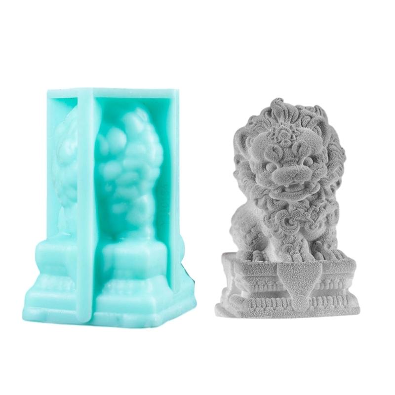 R9UF Safe Chinese Lions Silico - Art Craft Lion ulasan dan harga