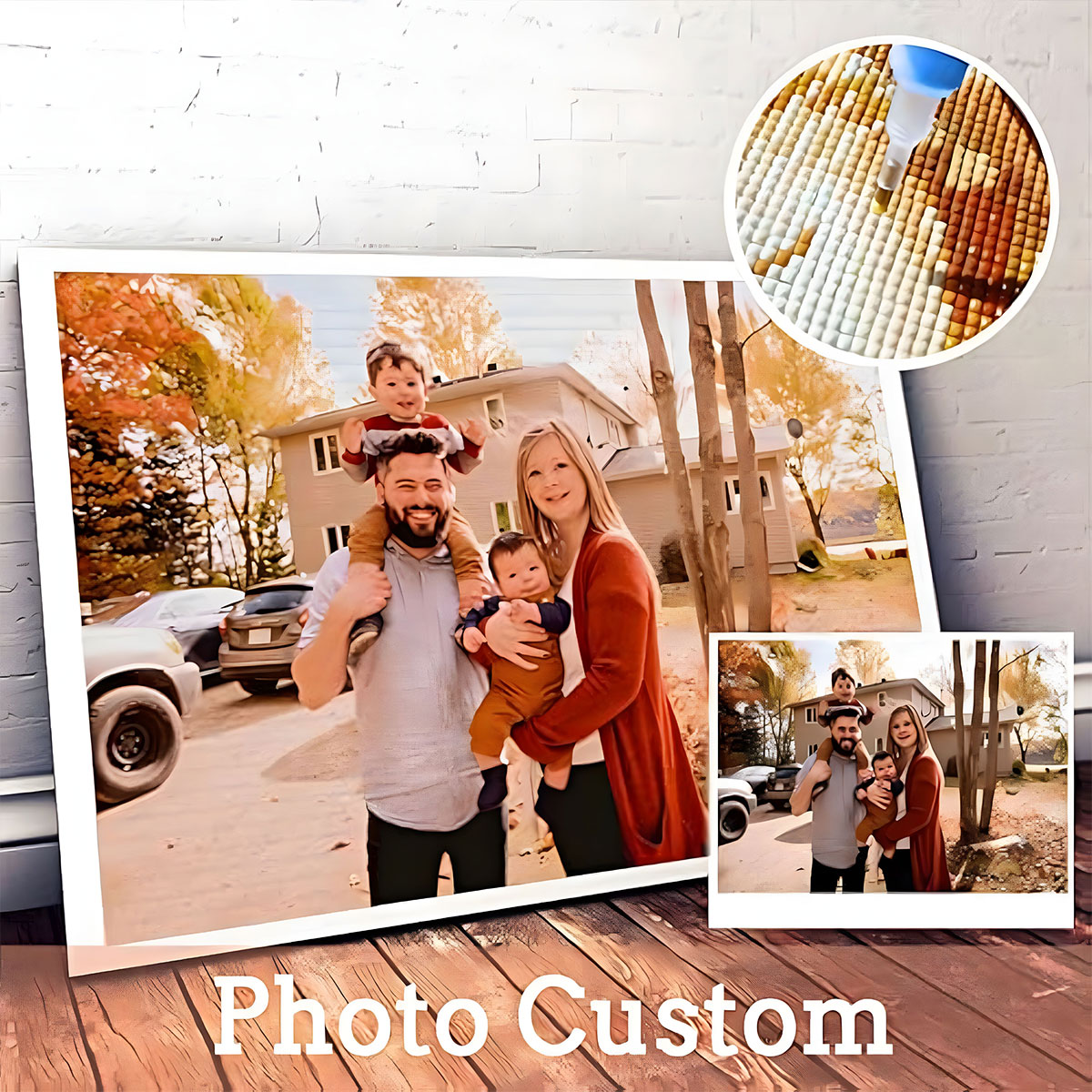 Custom Photo Diamond Painting, - Art And Craft Valentine ulasan dan harga