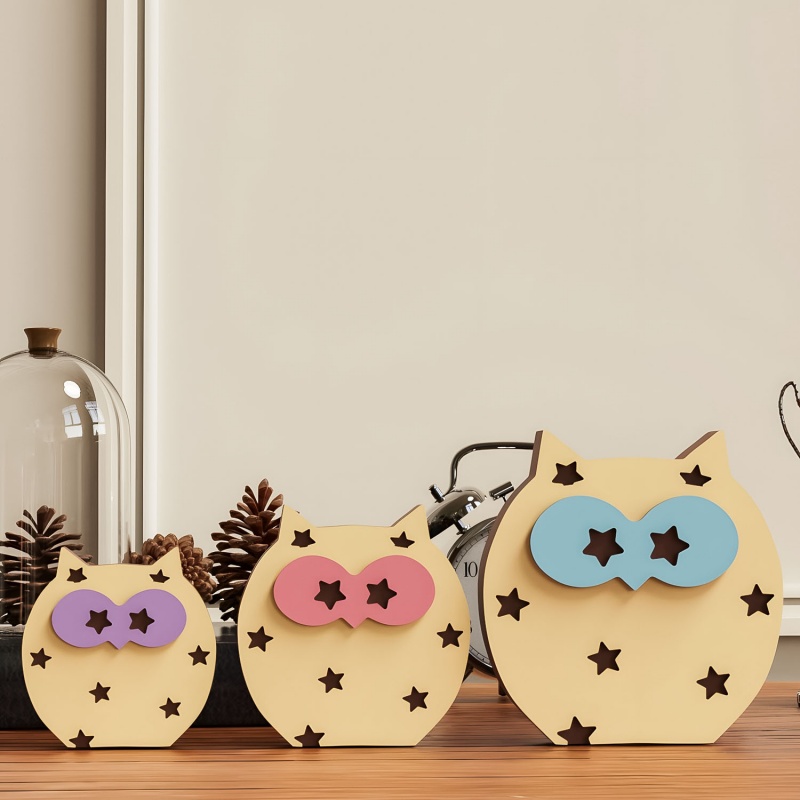 Owl Desktop Ornament Silicone  - Art Craft Show ulasan dan harga