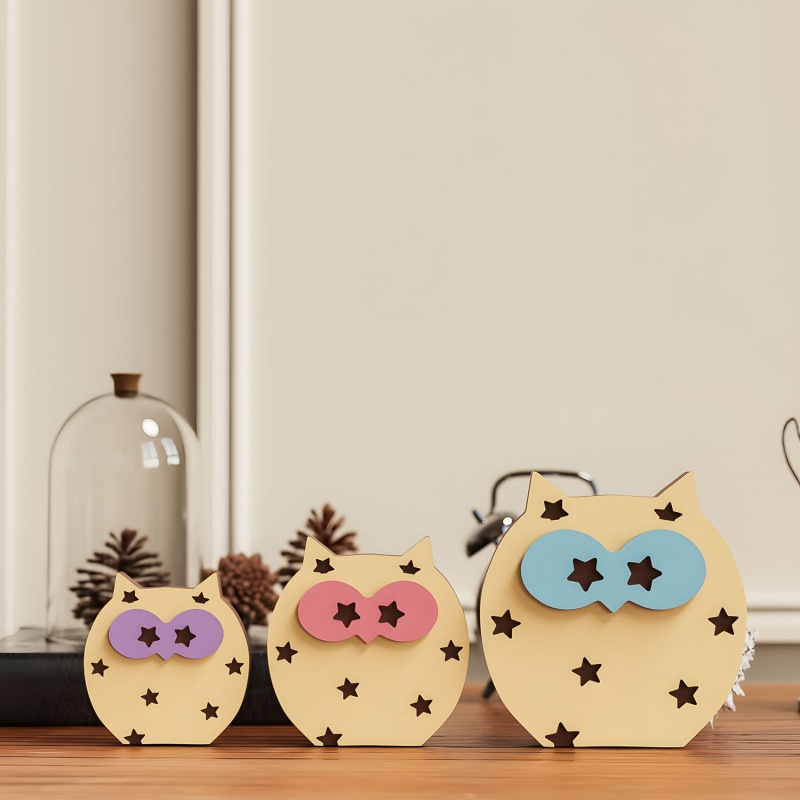 Owl Desktop Ornament Silicone  - Art Craft Show ulasan dan harga