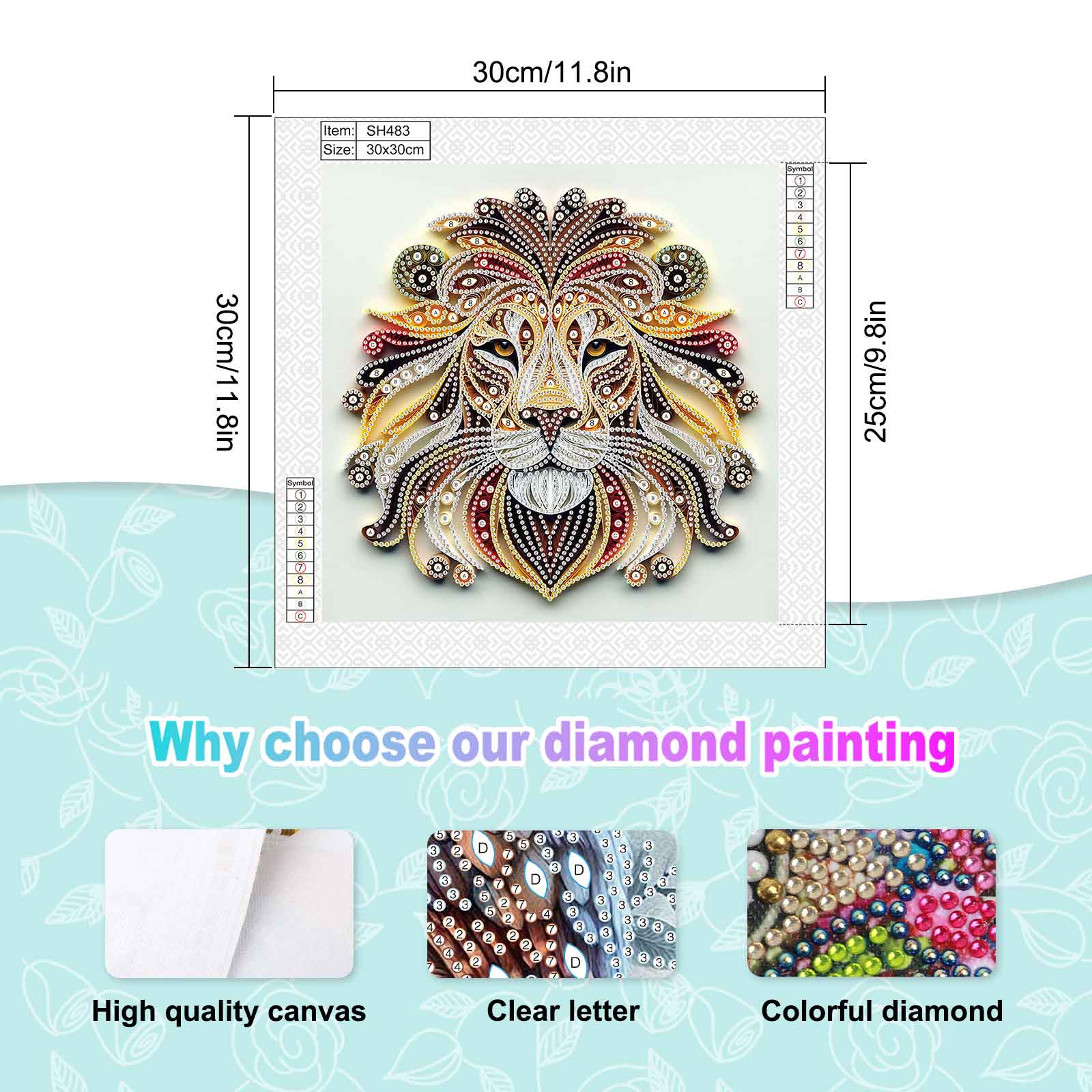 Special Shape Diamond Kits for - Art Craft Lion ulasan dan harga