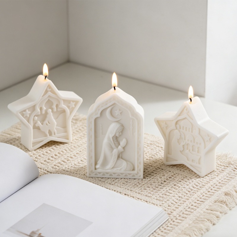 mosque candle mold soft star m - Art Craft Show ulasan dan harga