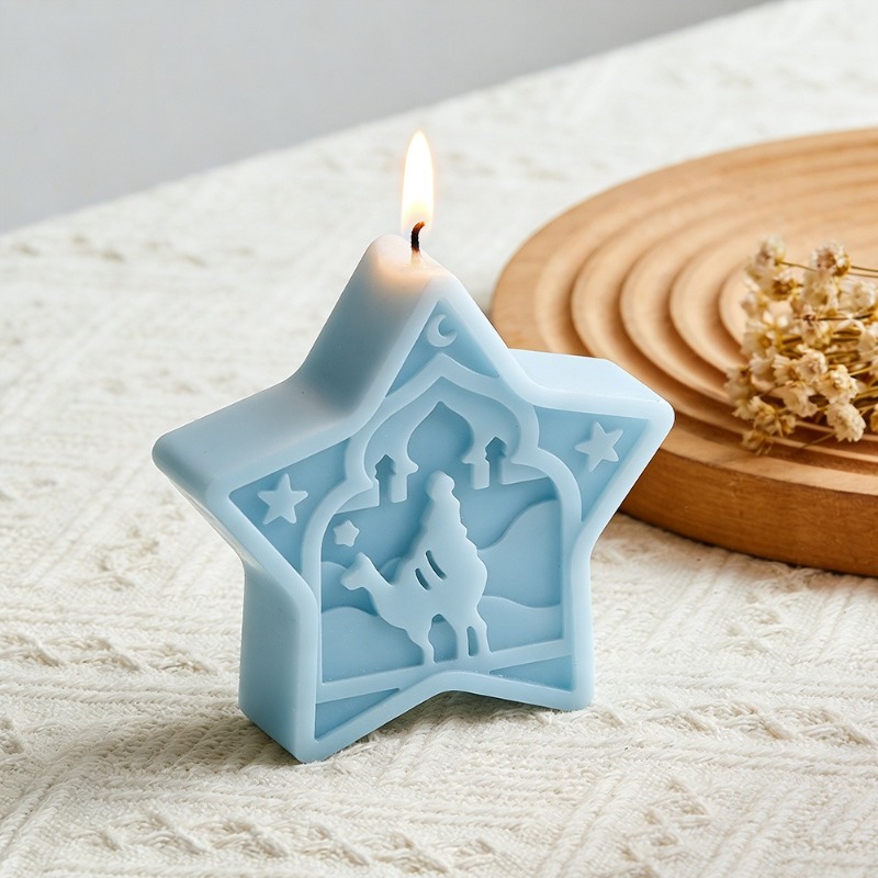 mosque candle mold soft star m - Art Craft Show ulasan dan harga