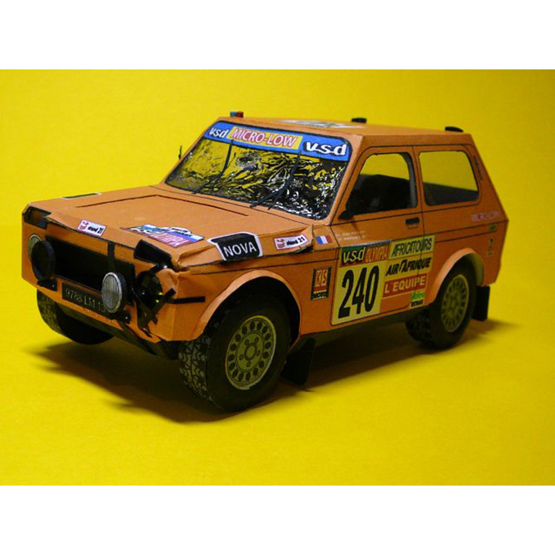 LADA NIVA 1985 1:32 Dakar Rall - Art Craft Cardboard ulasan dan harga