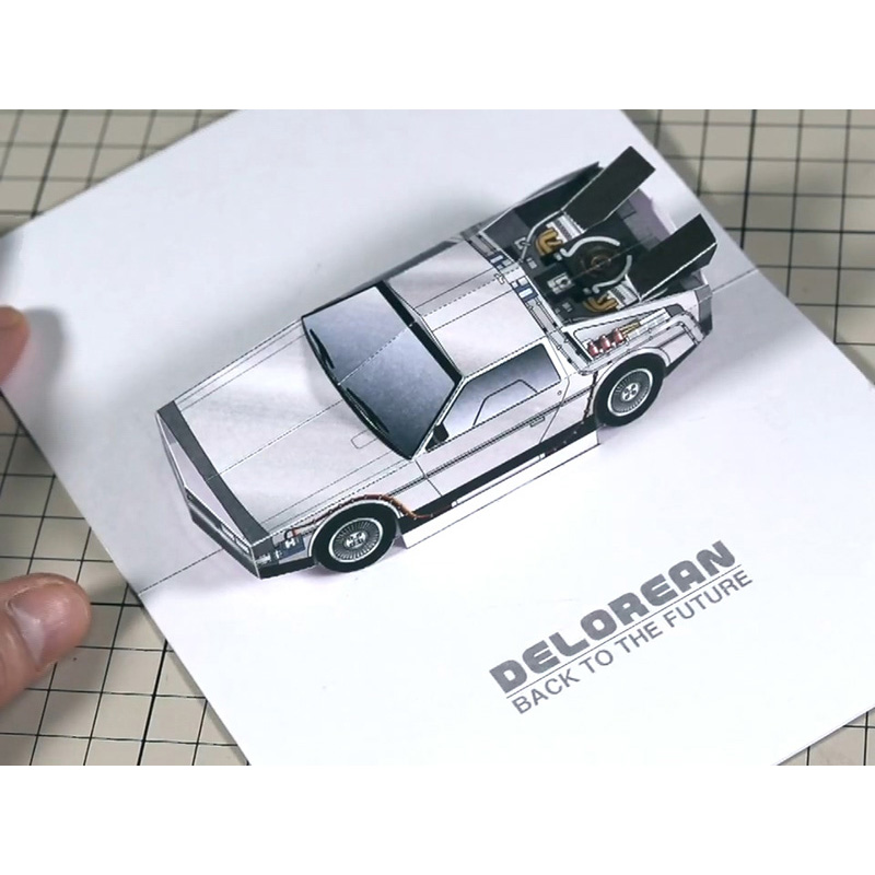 Back To The Future POP-UP Card - Art Craft Cardboard ulasan dan harga