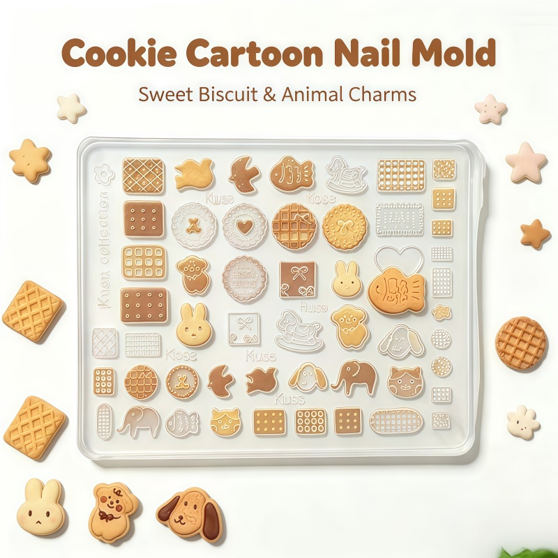 Cute Animal Nail Art & Cookie  - Art Craft Template ulasan dan harga