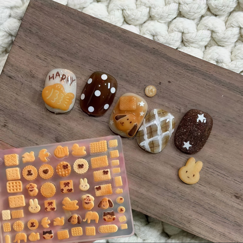 Cute Animal Nail Art & Cookie  - Art Craft Template ulasan dan harga
