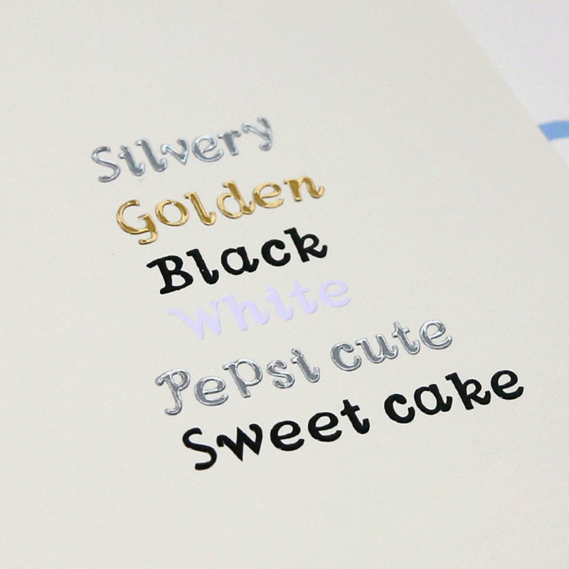 26 Alphabet Stickers Glitter S - Art Craft Letter A ulasan dan harga