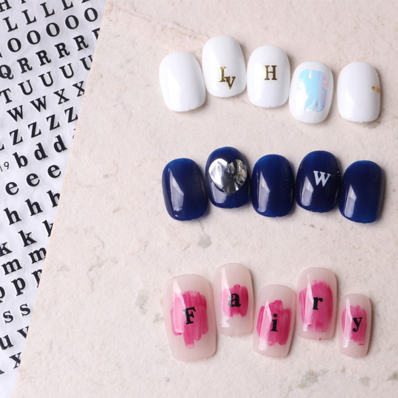 26 Alphabet Stickers Glitter S - Art Craft Letter A ulasan dan harga