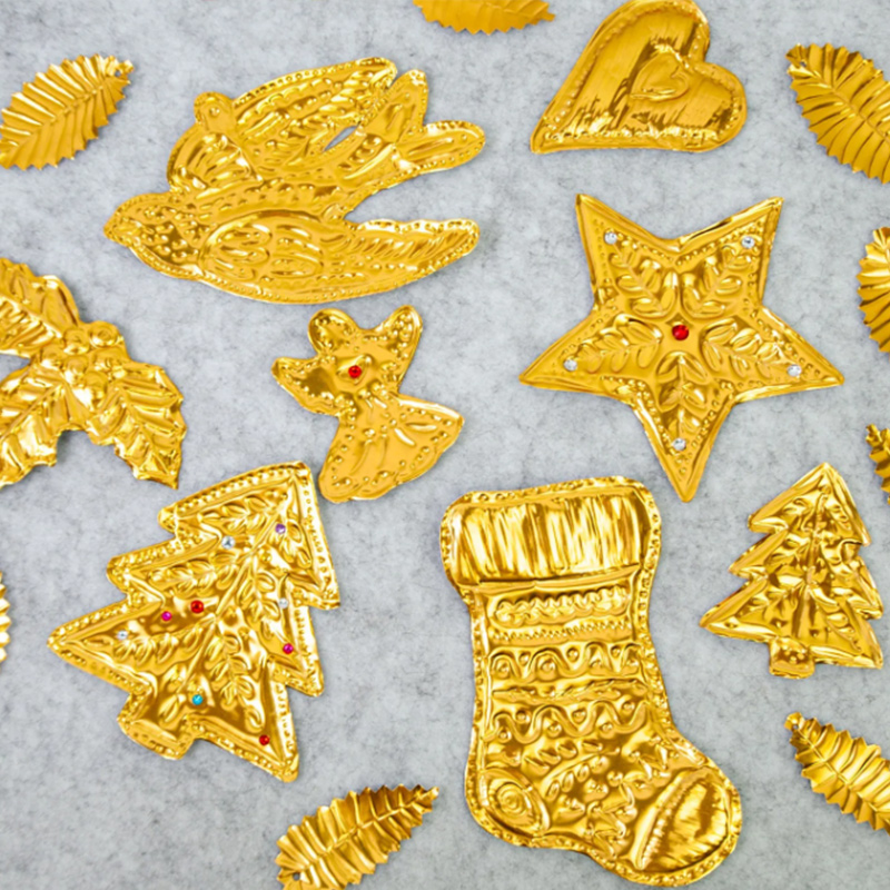 DIY Gold Foil Art Relief Chris - Art Craft With Paper ulasan dan harga