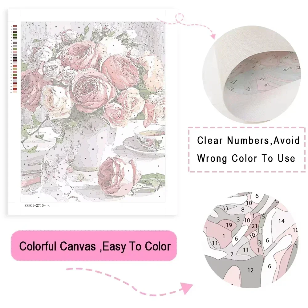 Paint By Numbers Modern Japane - Art Craft Letter A ulasan dan harga