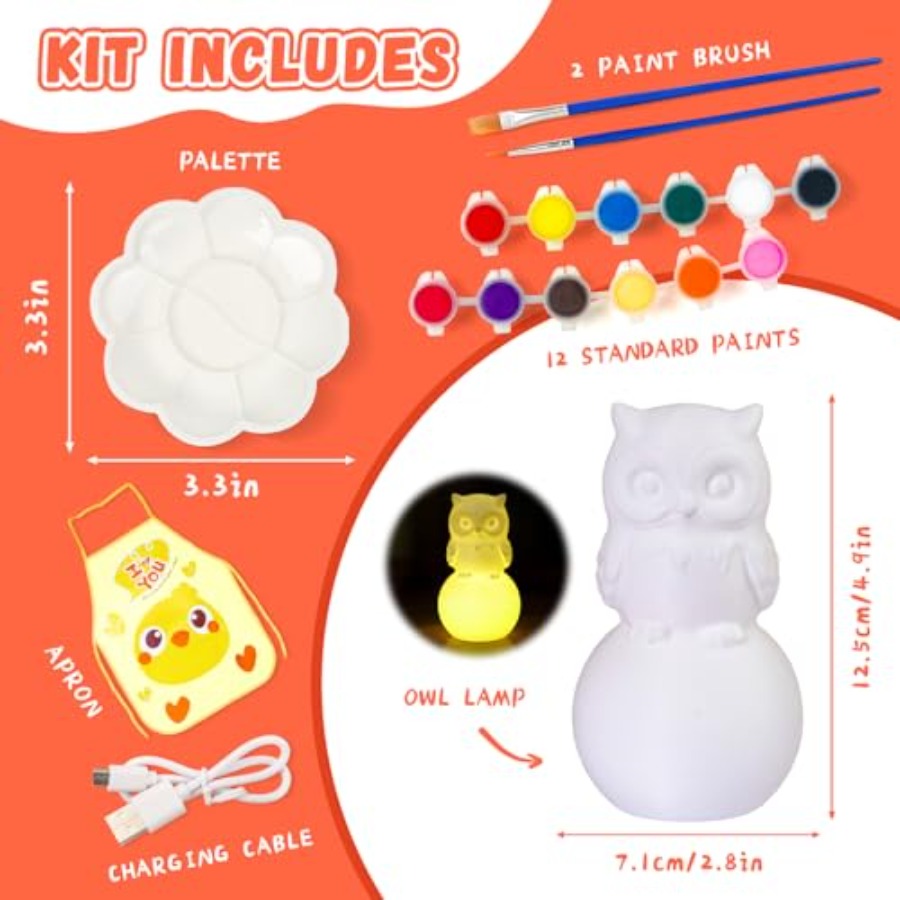 Paint Your Own Lamp Kit, Arts  - Art Craft Kit ulasan dan harga