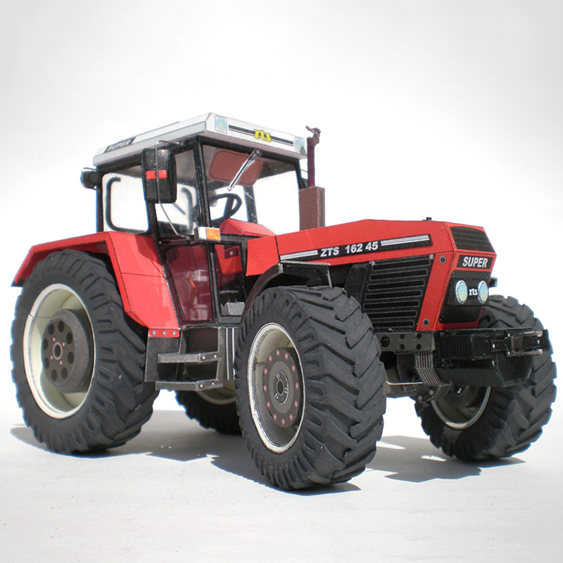 Zetor 162 45 Tractor 1:32 Czec - Art Craft Cardboard ulasan dan harga