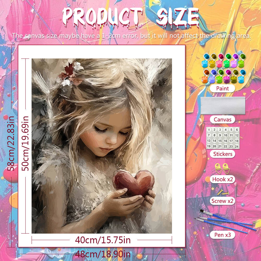 Drawing By Numbers Girl Portra - Unique Art Craft ulasan dan harga