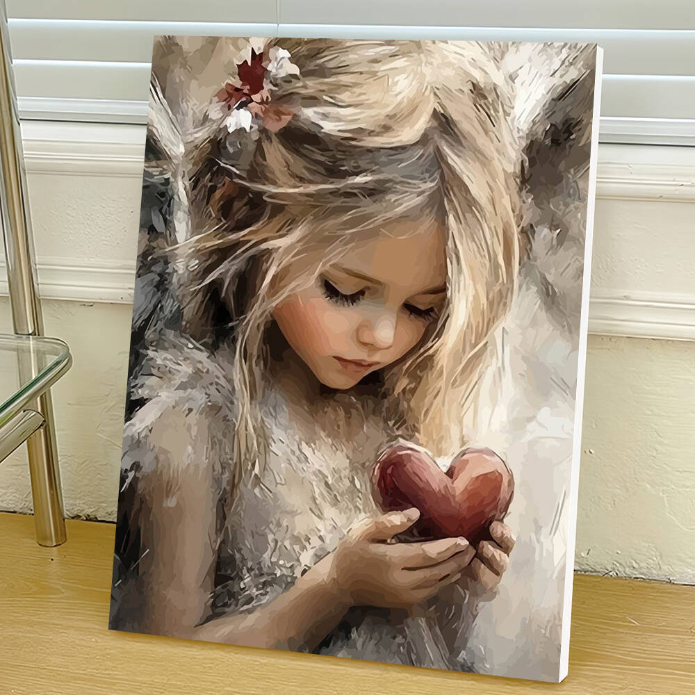 Drawing By Numbers Girl Portra - Unique Art Craft ulasan dan harga