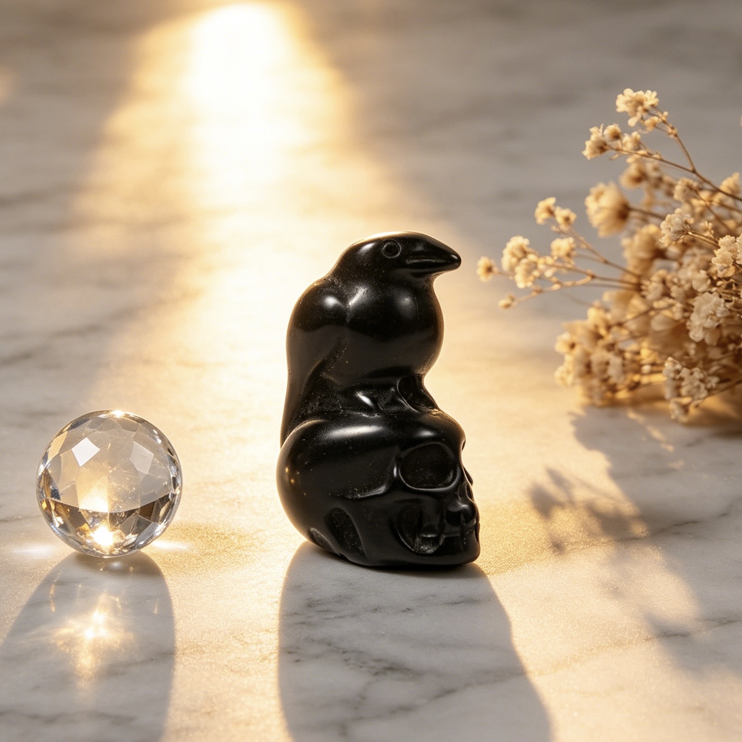 1pc Natural Crystal Obsidian M - Unique Art Craft ulasan dan harga