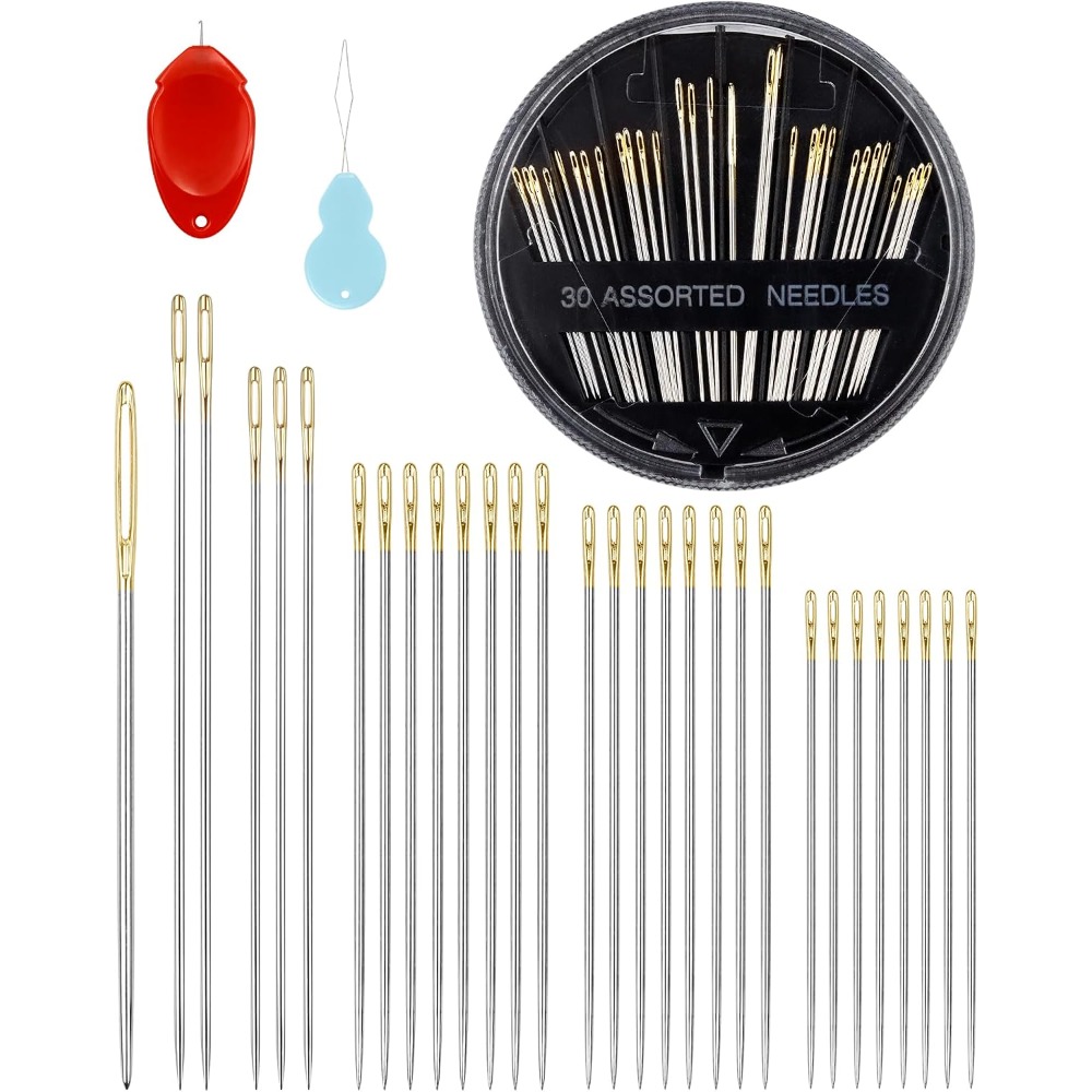 30-Count Steel Hand Sewing Nee - Art Craft Kit ulasan dan harga